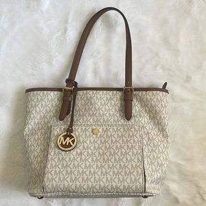 Michael Kors Large Leather Tote Bag